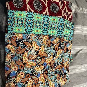3 LuLaRoe Cassie Skirts S/M